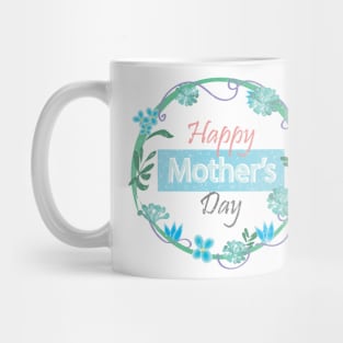 Happy mother's day floral illustration Mug